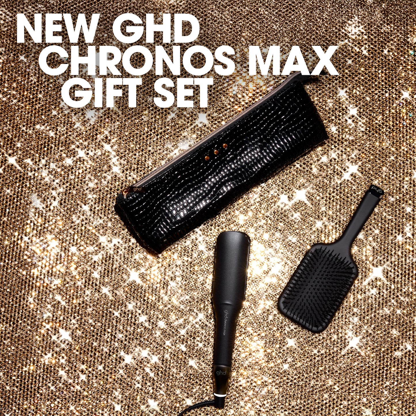 ghd chronos max Geschenkset - Glätteisen mit breiten Platten