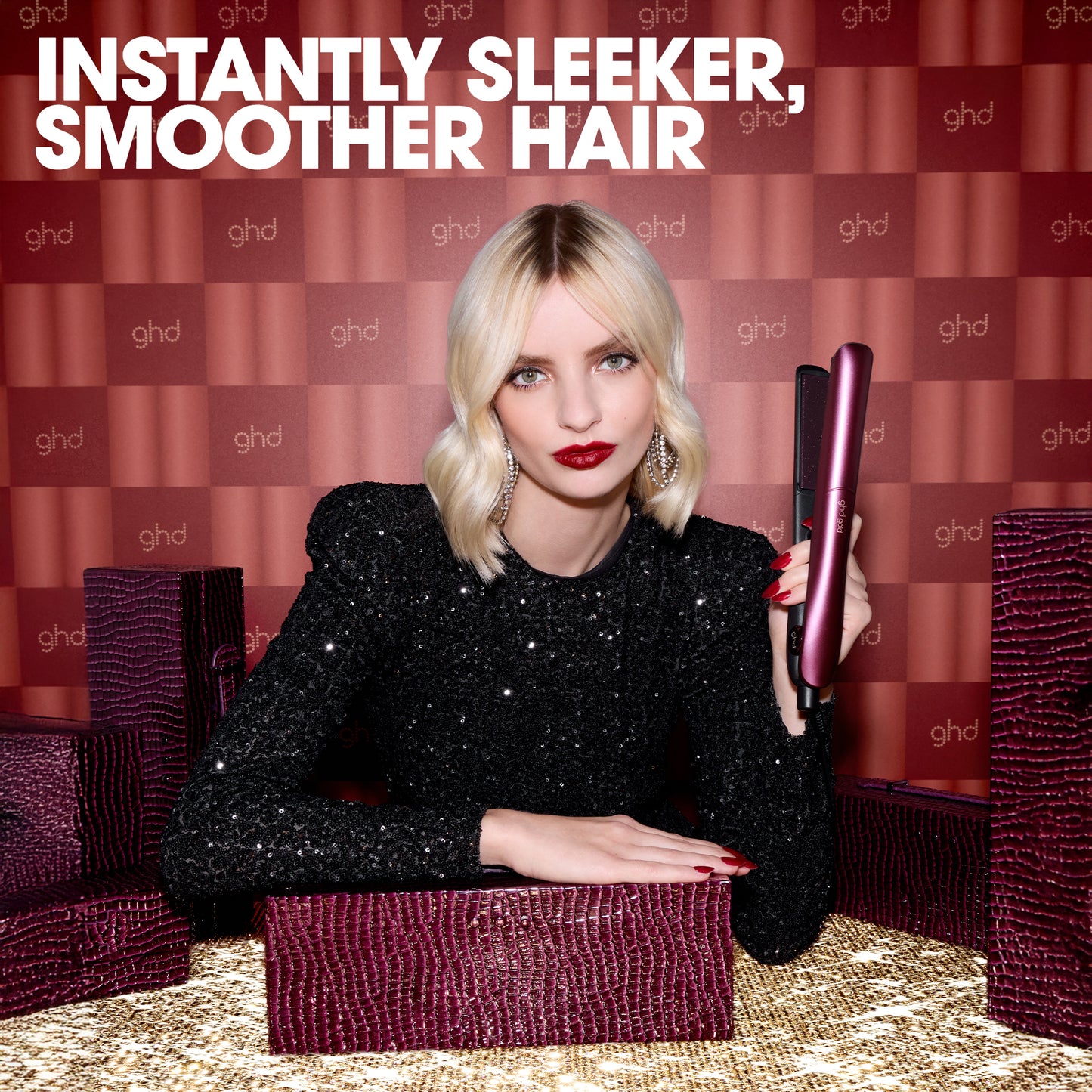 ghd gold® Limited Edition - Glätteisen in Cherry Chic